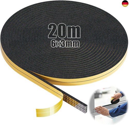 Moosgummi dichtband 6mm - dichtband, 6mm(b)