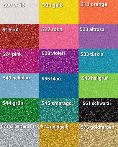 Glitzer moosgummi irisierend - glitzer,